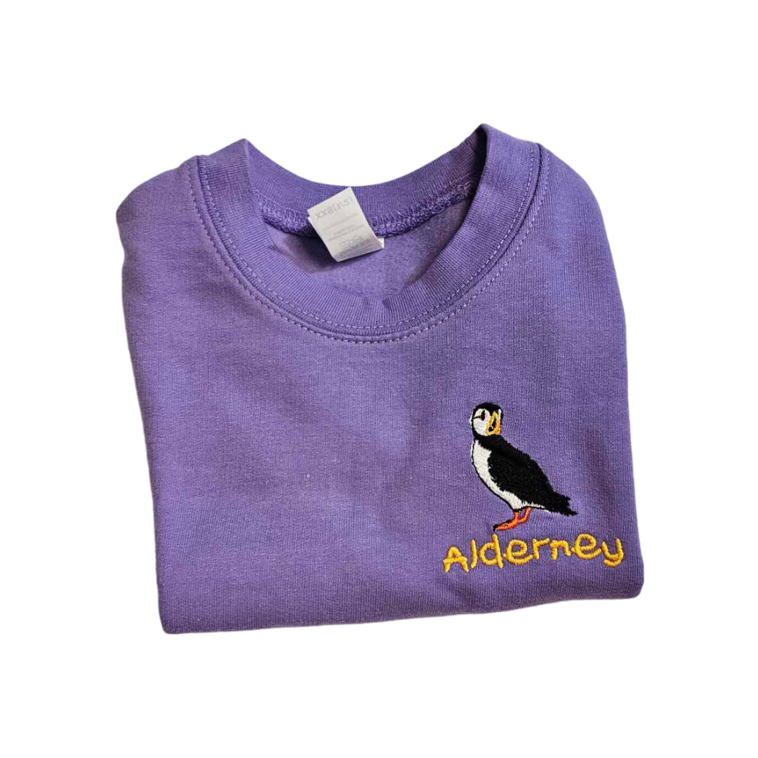 Kids Alderney Puffin Sweatshirts