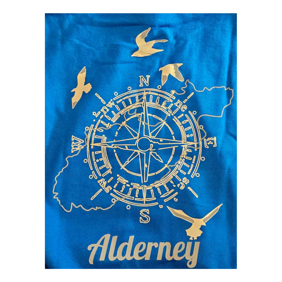 Kids Alderney Map Hoodie