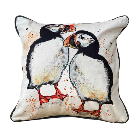 Puffin Cushion