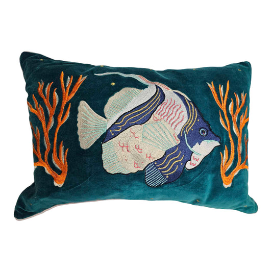 Velvet Fish Cushion